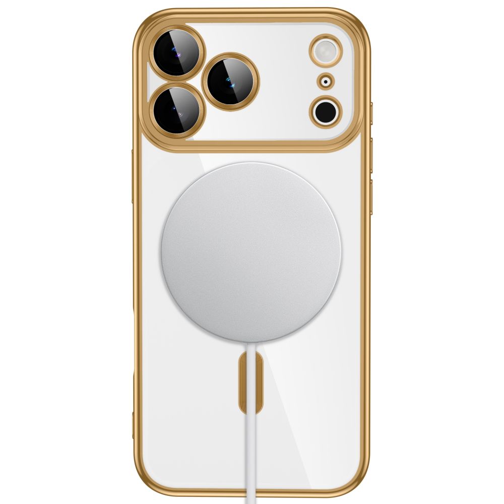 Ochranný kryt na iPhone 17 Pro MAX - Tech-Protect, Magflex MagSafe Shiny Gold