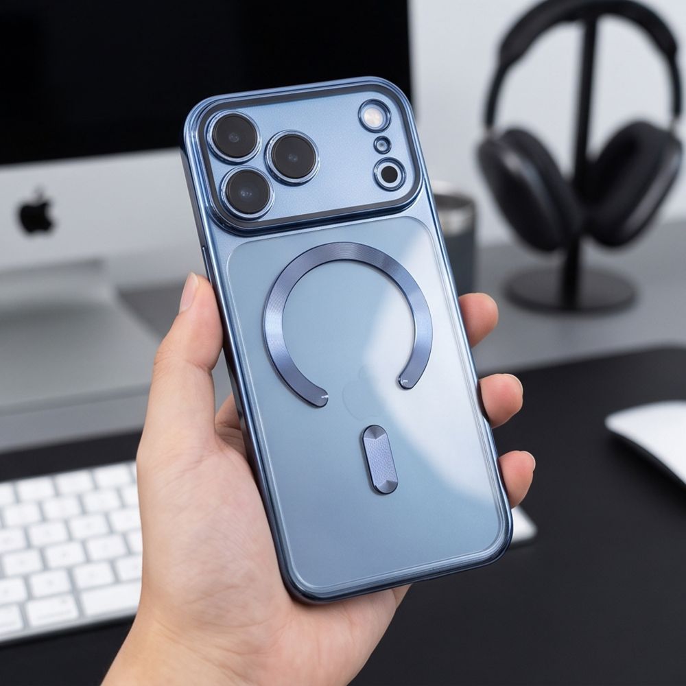 Ochranný kryt na iPhone 17 Pro - Tech-Protect, Magflex MagSafe Shiny Gold