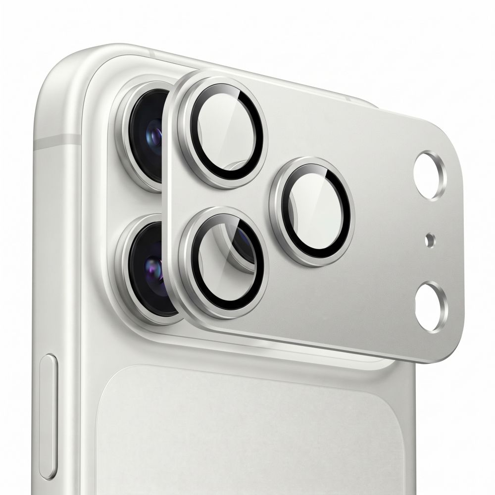 Ochrana na zadní kameru iPhone 18 Pro MAX - Tech-Protect, CamFull Fit+ Black