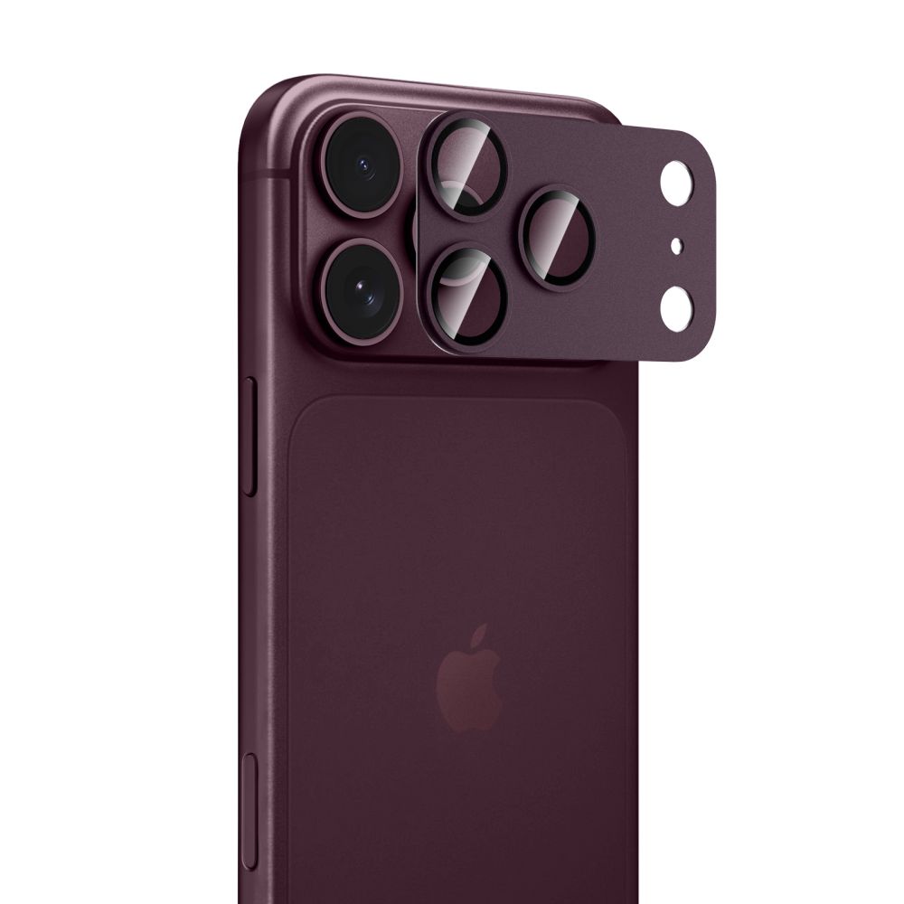 Ochrana na zadní kameru iPhone 18 Pro MAX - Tech-Protect, CamFull Fit+ Black