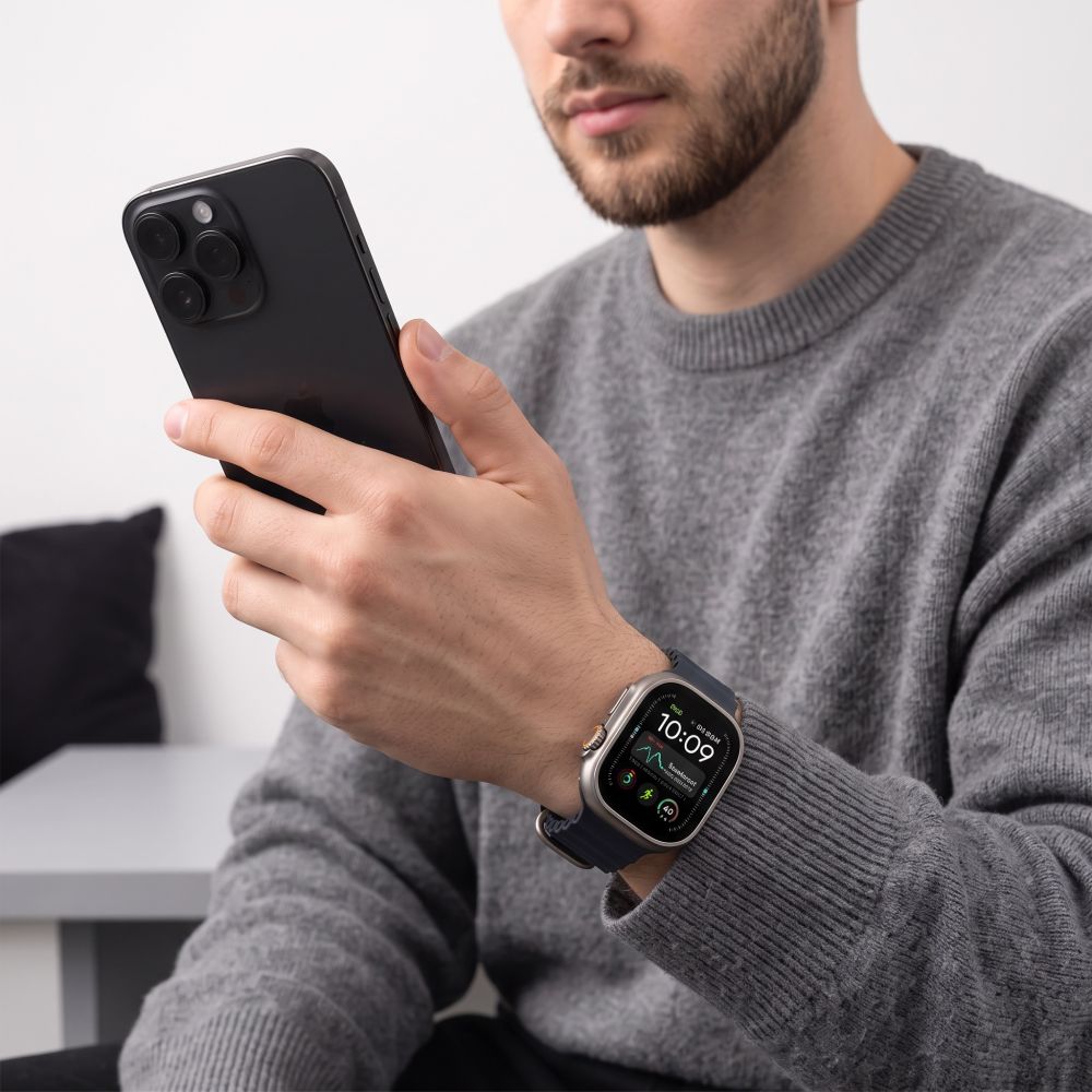 Řemínek pro Apple Watch 44mm / 45mm / 46mm / 49mm - Tech-Protect, Iconband Pro Orange