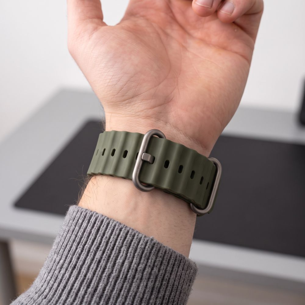 Řemínek pro Apple Watch 44mm / 45mm / 46mm / 49mm - Tech-Protect, Iconband Pro Orange