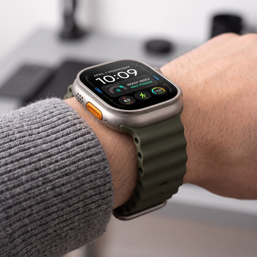 Řemínek pro Apple Watch 44mm / 45mm / 46mm / 49mm - Tech-Protect, Iconband Pro Orange