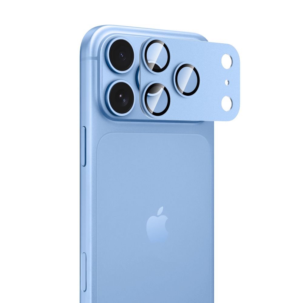 Ochrana na zadní kameru iPhone 18 Pro MAX - Tech-Protect, CamFull Fit+ Black