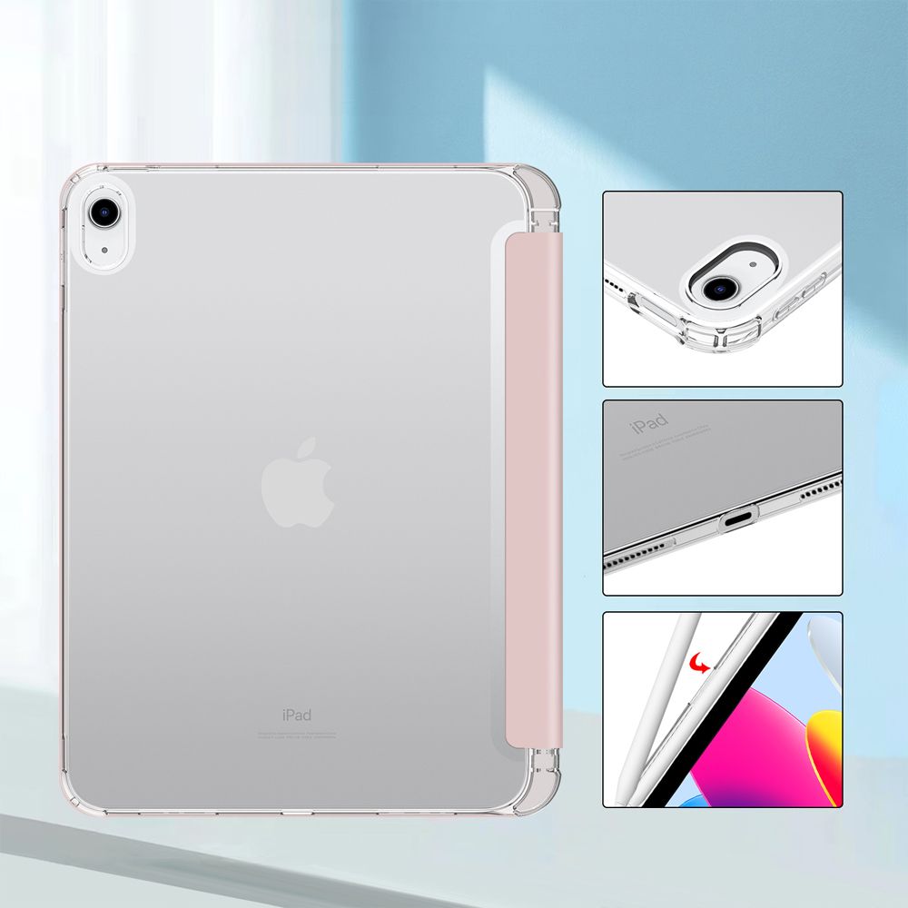 Pouzdro na iPad 11 (2025) / iPad 10.9 (2022) - Tech-Protect, SmartCase Hybrid Silver