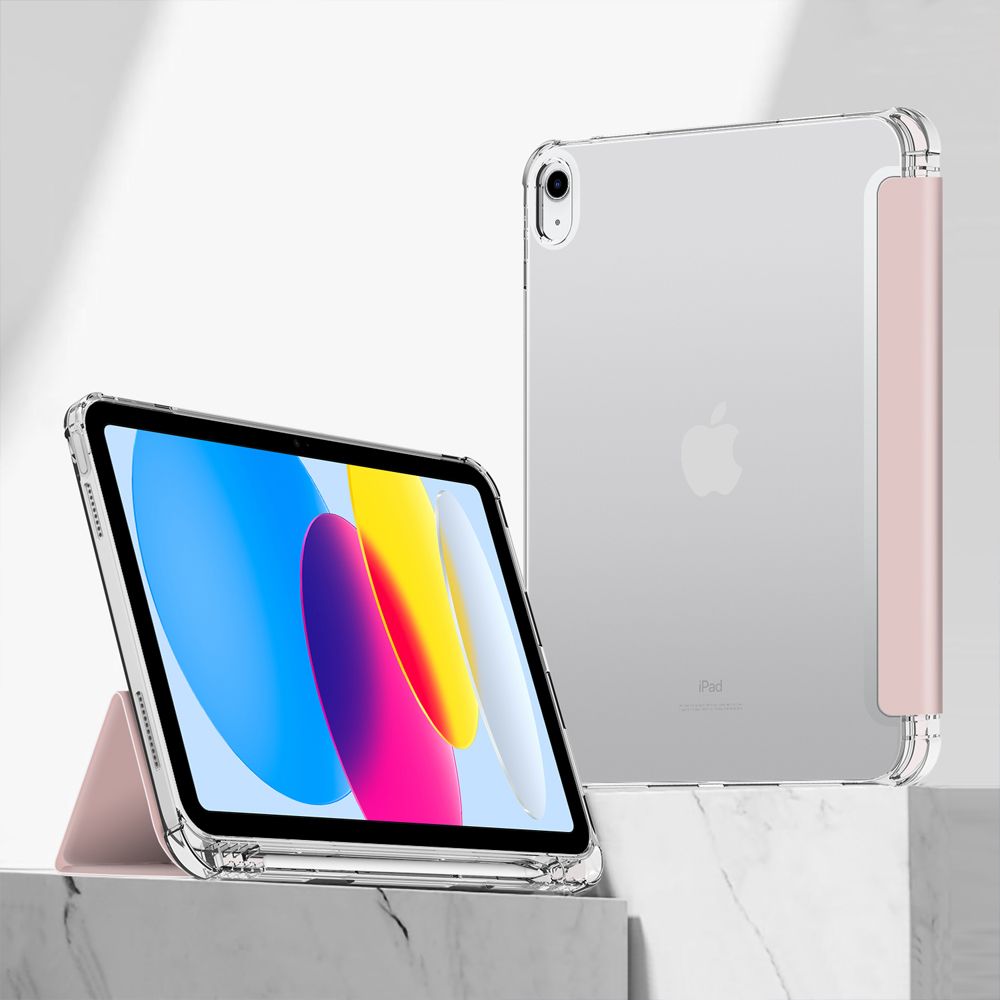 Pouzdro na iPad 11 (2025) / iPad 10.9 (2022) - Tech-Protect, SmartCase Hybrid Silver