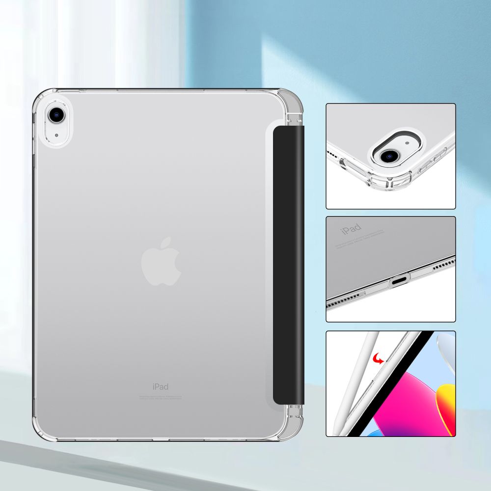 Pouzdro na iPad 11 (2025) / iPad 10.9 (2022) - Tech-Protect, SmartCase Hybrid Silver