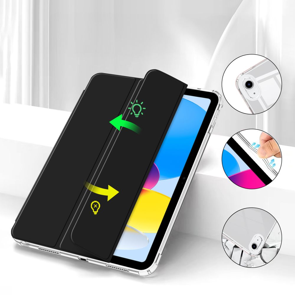 Pouzdro na iPad 11 (2025) / iPad 10.9 (2022) - Tech-Protect, SmartCase Hybrid Silver