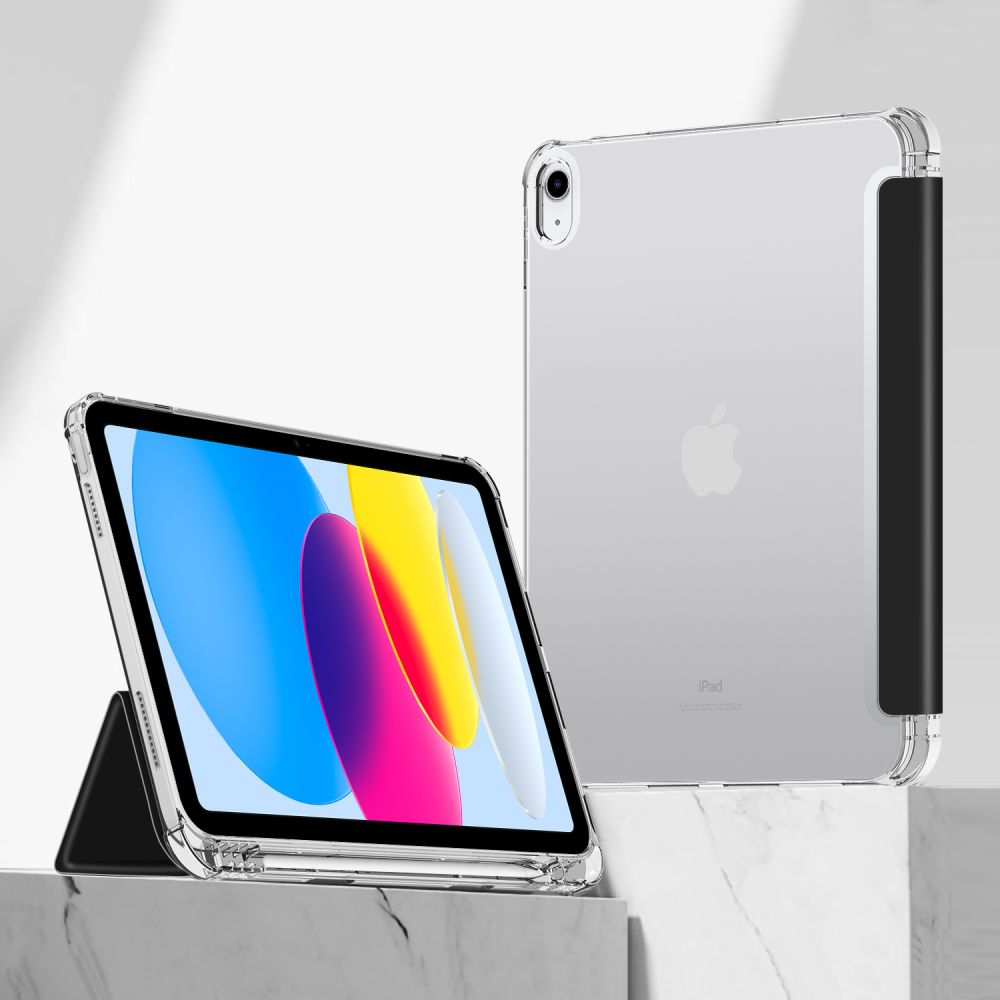 Pouzdro na iPad 11 (2025) / iPad 10.9 (2022) - Tech-Protect, SmartCase Hybrid Silver
