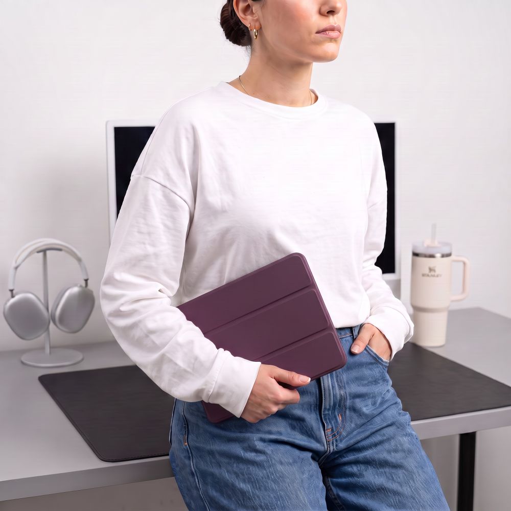 Pouzdro na iPad 11 (2025) / iPad 10.9 (2022) - Tech-Protect, SmartCase Pen Magenta