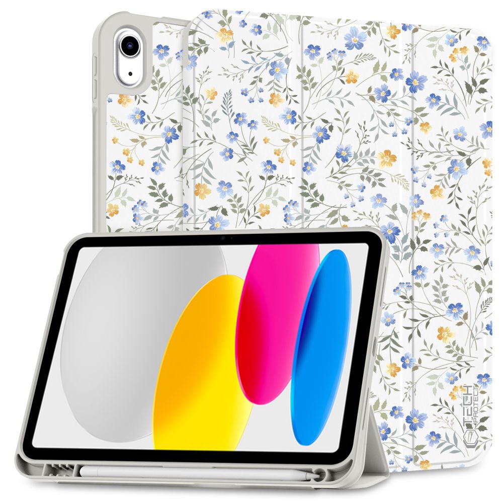 Pouzdro na iPad 11 (2025) / iPad 10.9 (2022) - Tech-Protect, SmartCase Pen Magenta