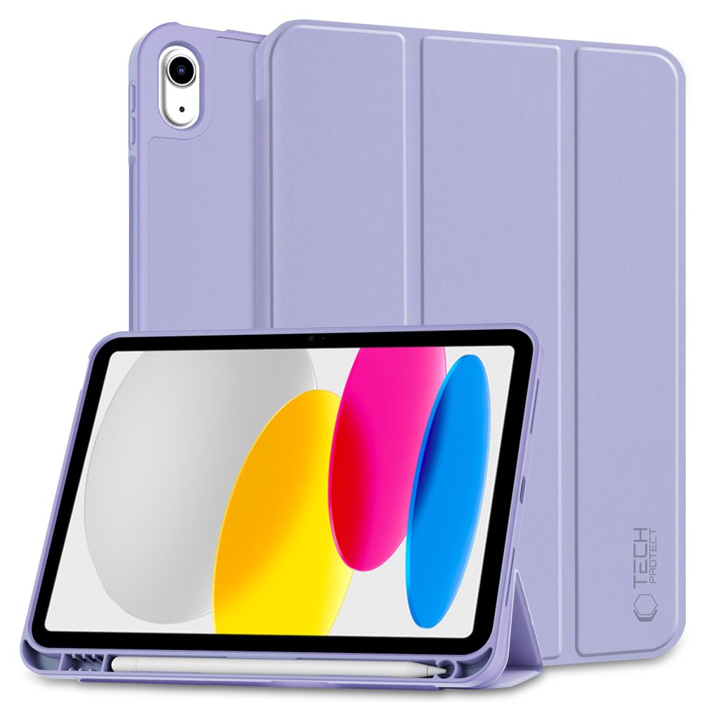 Pouzdro na iPad 11 (2025) / iPad 10.9 (2022) - Tech-Protect, SmartCase Pen Magenta