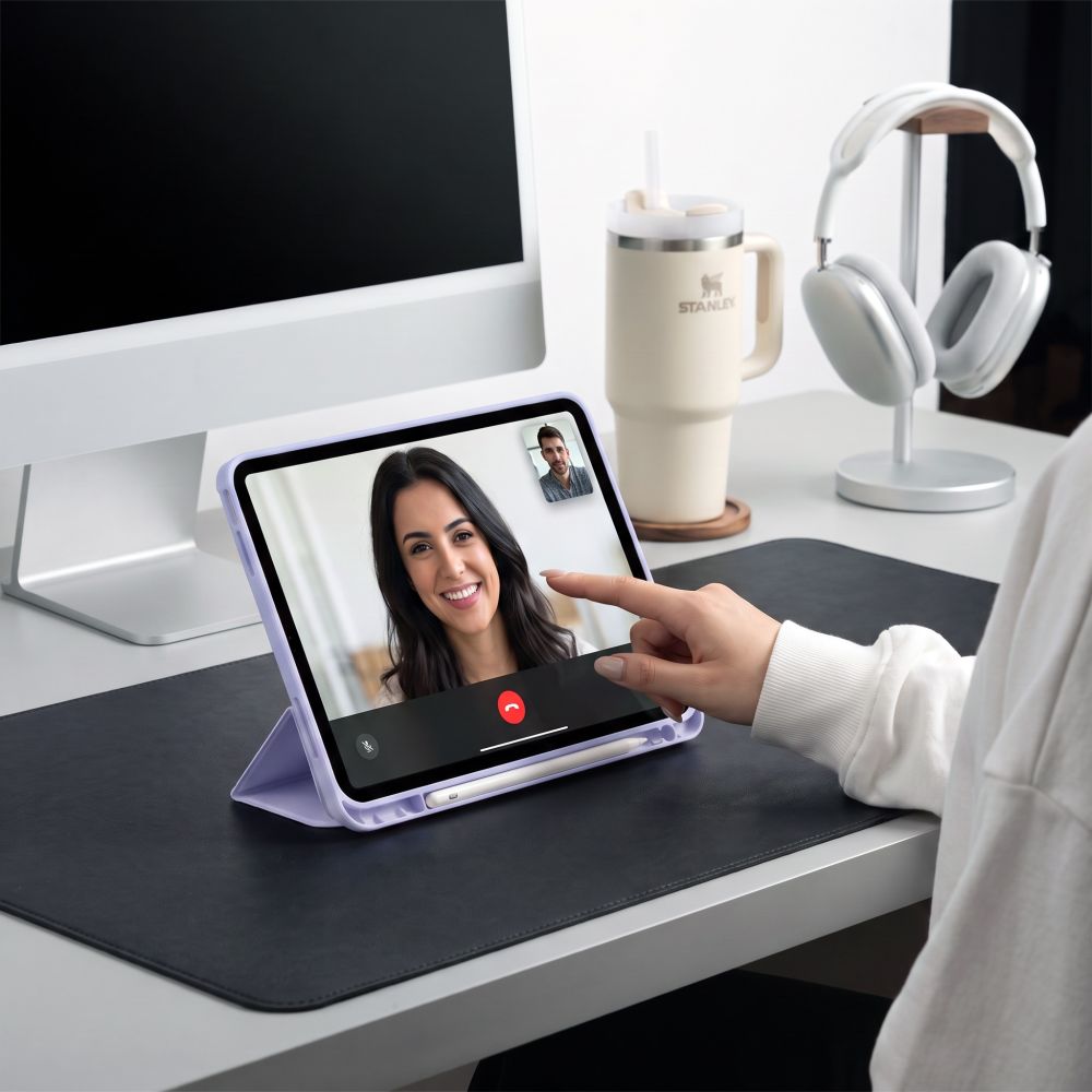 Pouzdro na iPad 11 (2025) / iPad 10.9 (2022) - Tech-Protect, SmartCase Pen Magenta