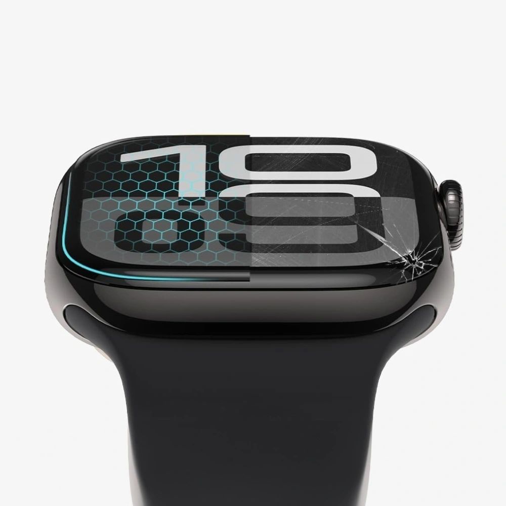 Hybridní ochranné sklo pro Apple Watch 46mm - Hofi, Hybrid Glass (2ks)