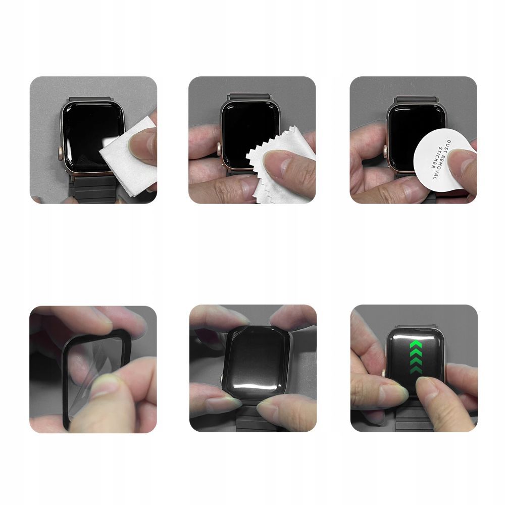 Hybridní ochranné sklo pro Apple Watch 46mm - Hofi, Hybrid Glass (2ks)