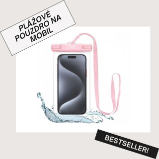 Chraňte svůj telefon i na pláži a u vody! Pouzdro má i praktické poutko a zajistí, že de telefon neutopí 🙂👇...